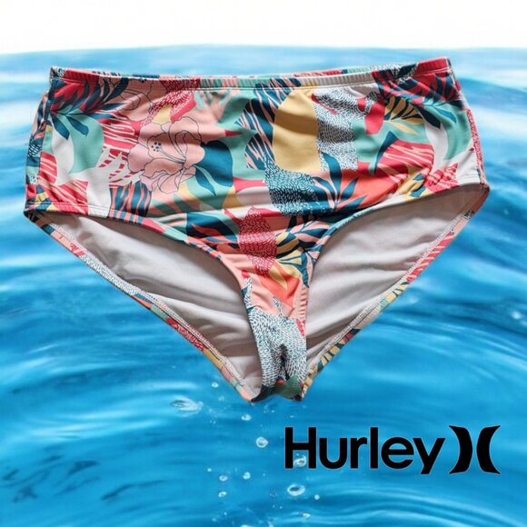 Hurley Other - Hurley 1X Bikini Swimsuit Bottoms Floral